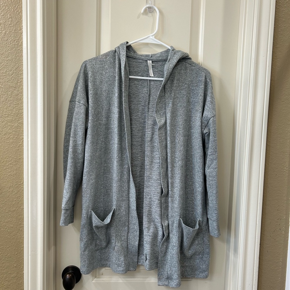 Lularoe Makenzie Gray Hooded Women's Sweater